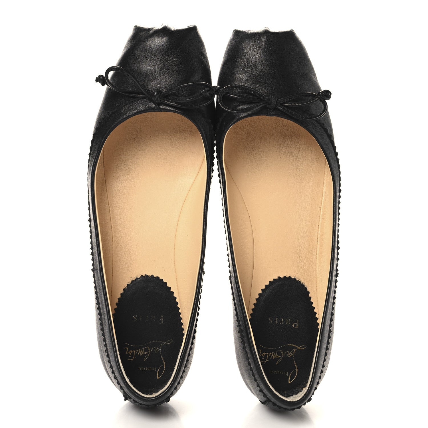 Christian Louboutin Nappa Mamadrague Flats 37 Black 2 of 8