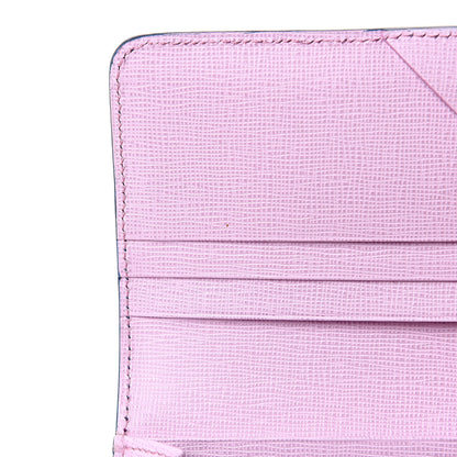 Fendi Vitello Elite Crystal Eye Monster Continental Wallet Cobalt Lavender Pink 9 of 9