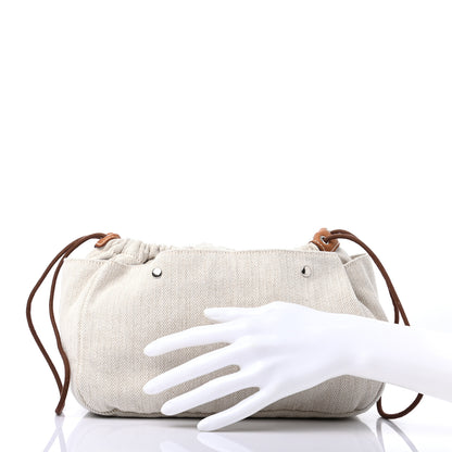 Hermes Canvas Barenia Fourbi 25 MM Pouch Naturel Fauve 2 of 8