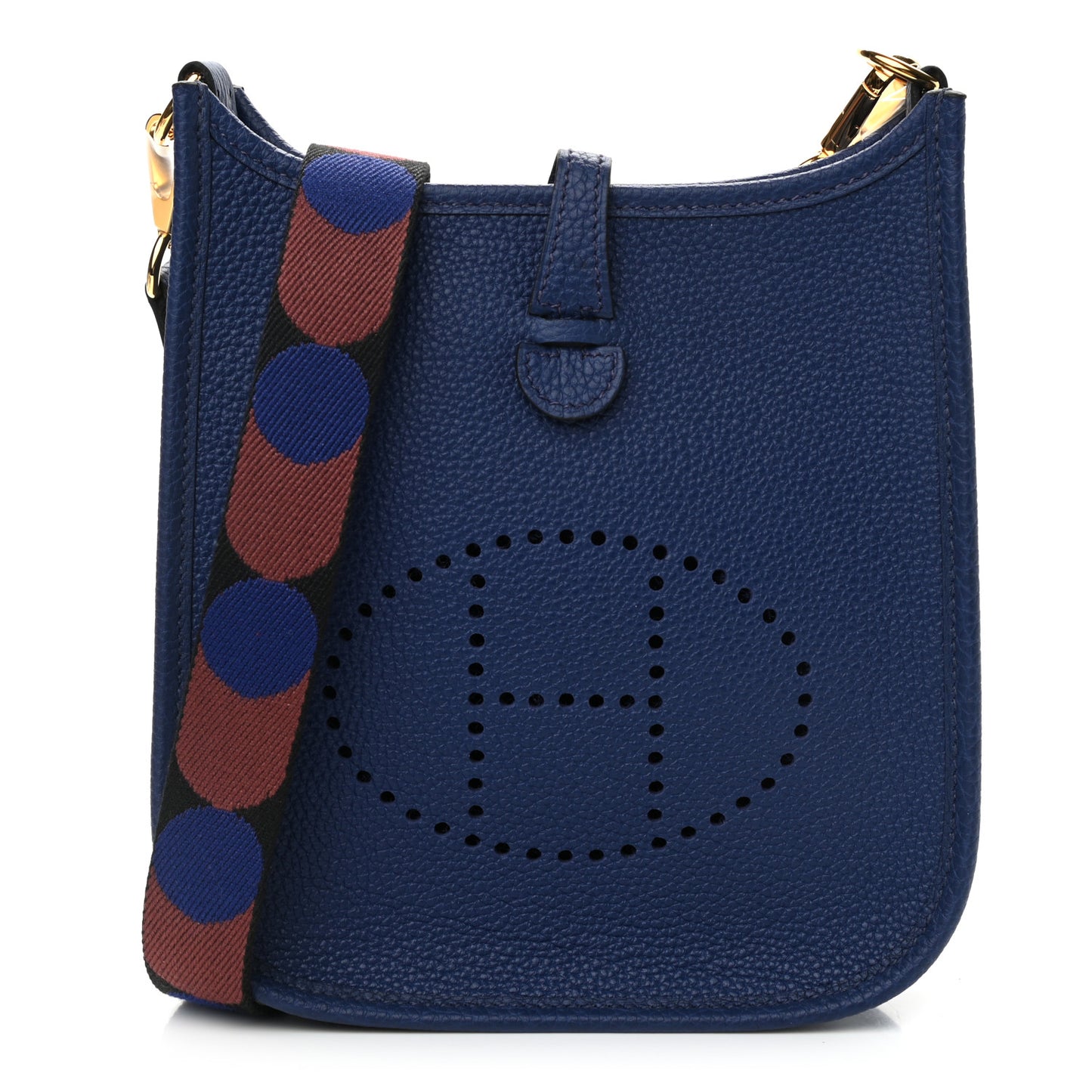 Taurillon Clemence Flipperball Sangle Evelyne TPM Bleu Saphir Black Bleu Saphir