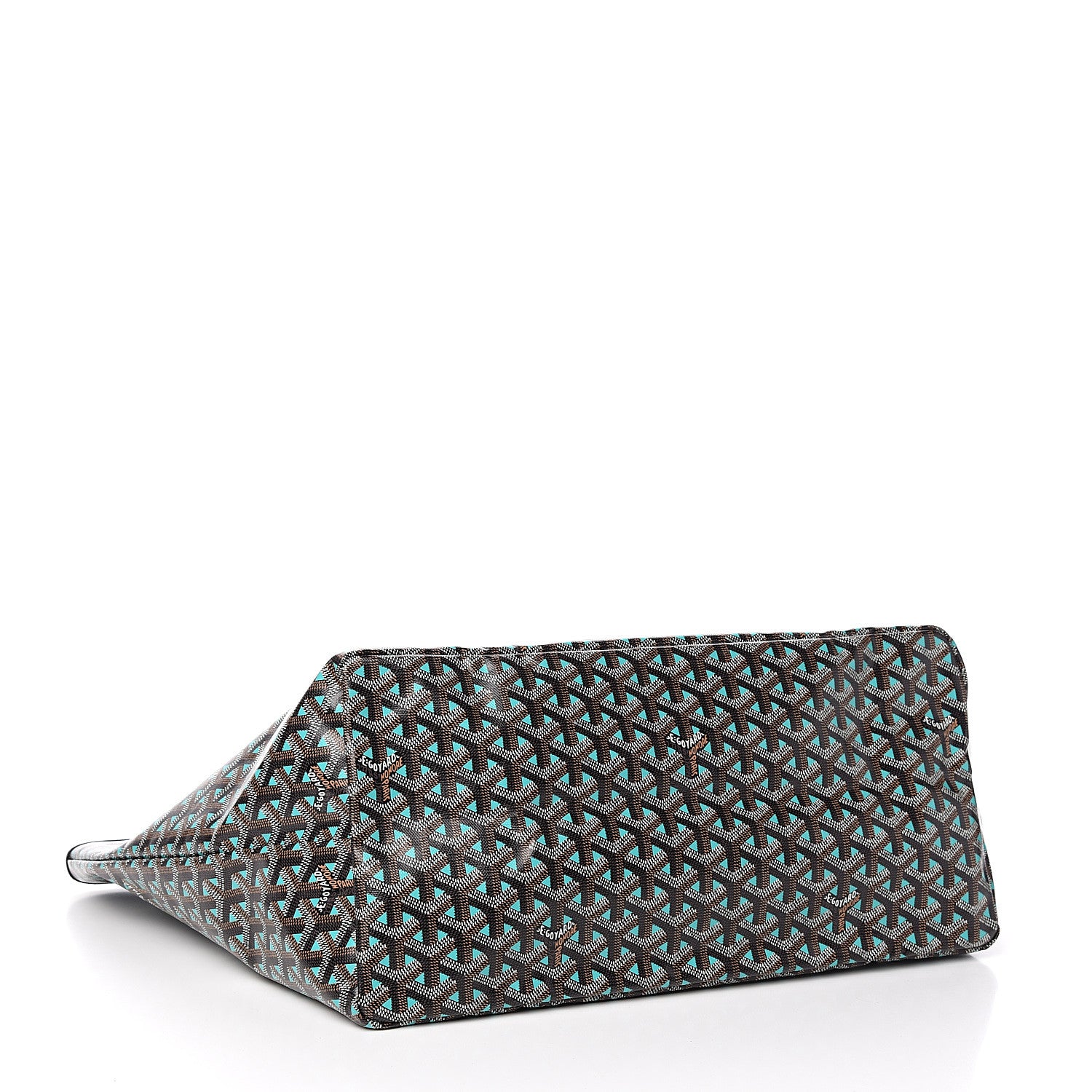 Goyard Goyardine Saint Louis Claire Voie GM Black Blue 4 of 11
