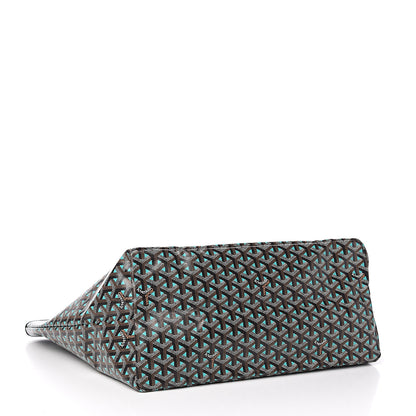 Goyard Goyardine Saint Louis Claire Voie GM Black Blue 4 of 11