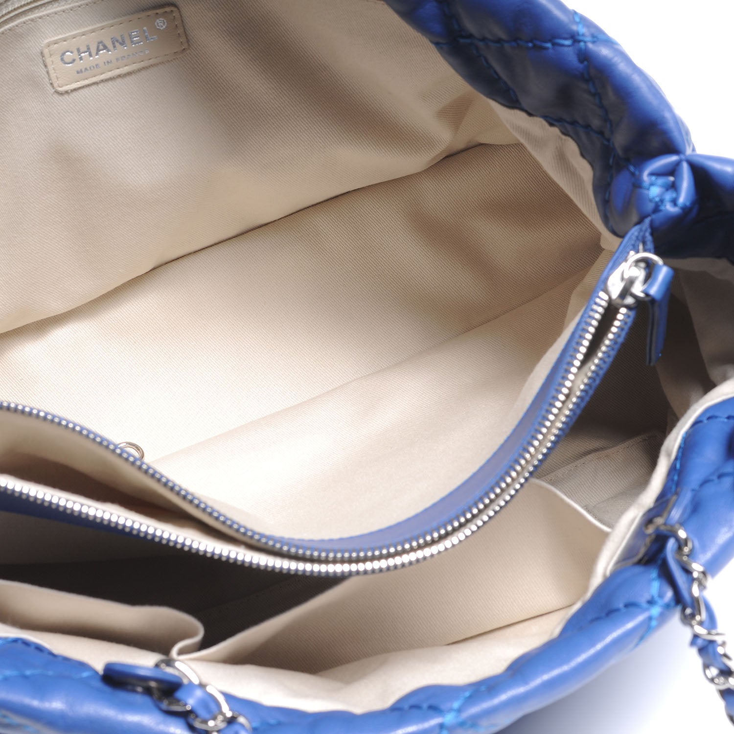 Chanel Calfskin Love Me Tender Tote Blue 5 of 7