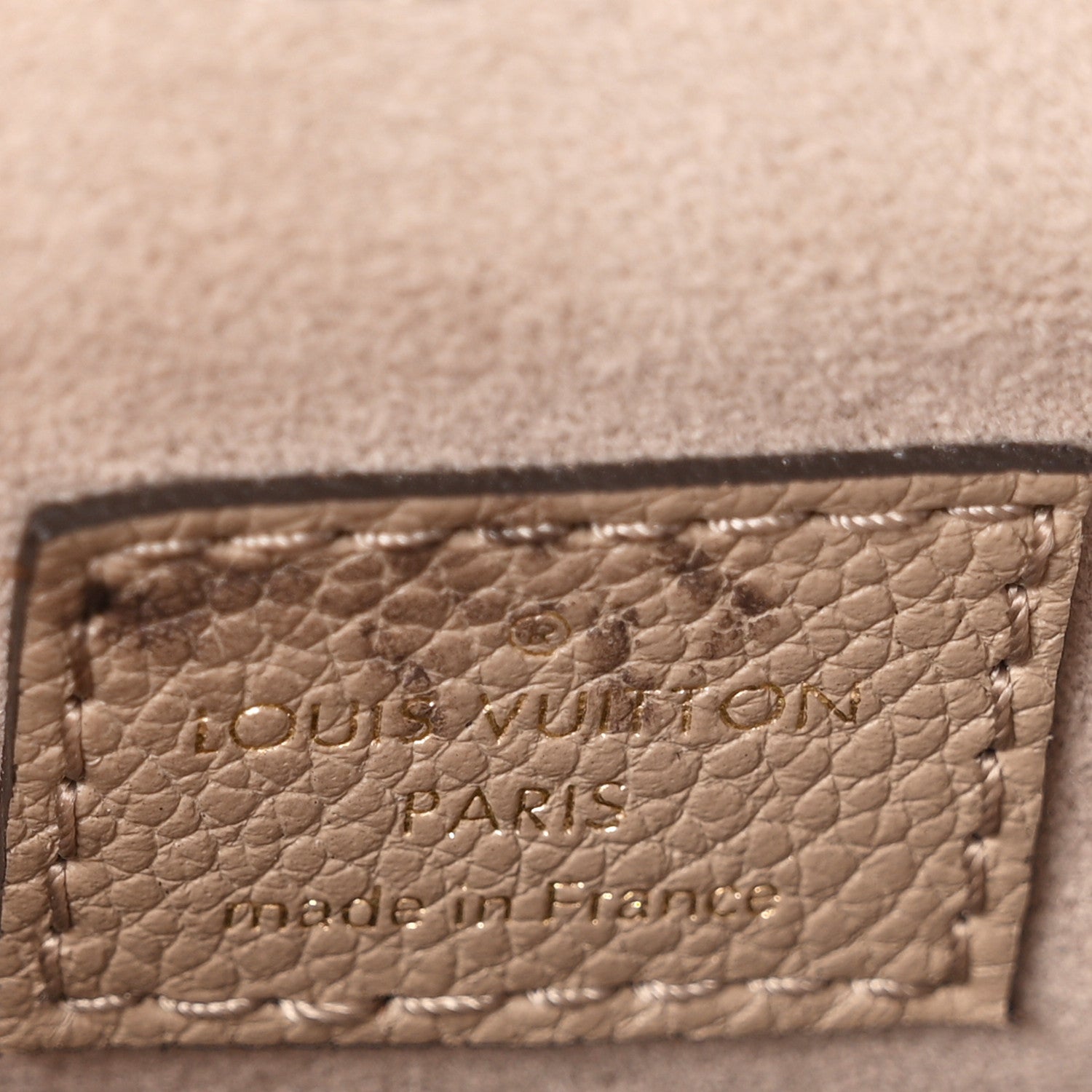 Louis Vuitton Empreinte Monogram Giant Tiny Backpack Tourterelle Cream 6 of 9
