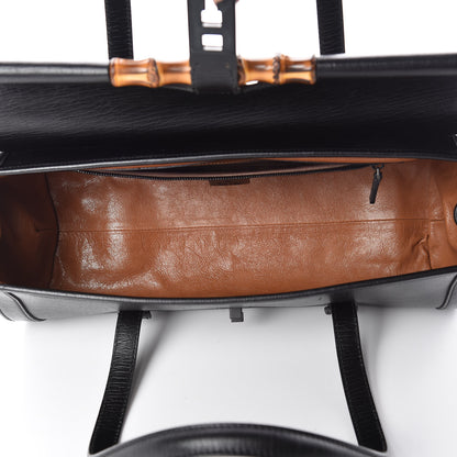 Gucci Calfskin Bamboo Bullet Black 5 of 20