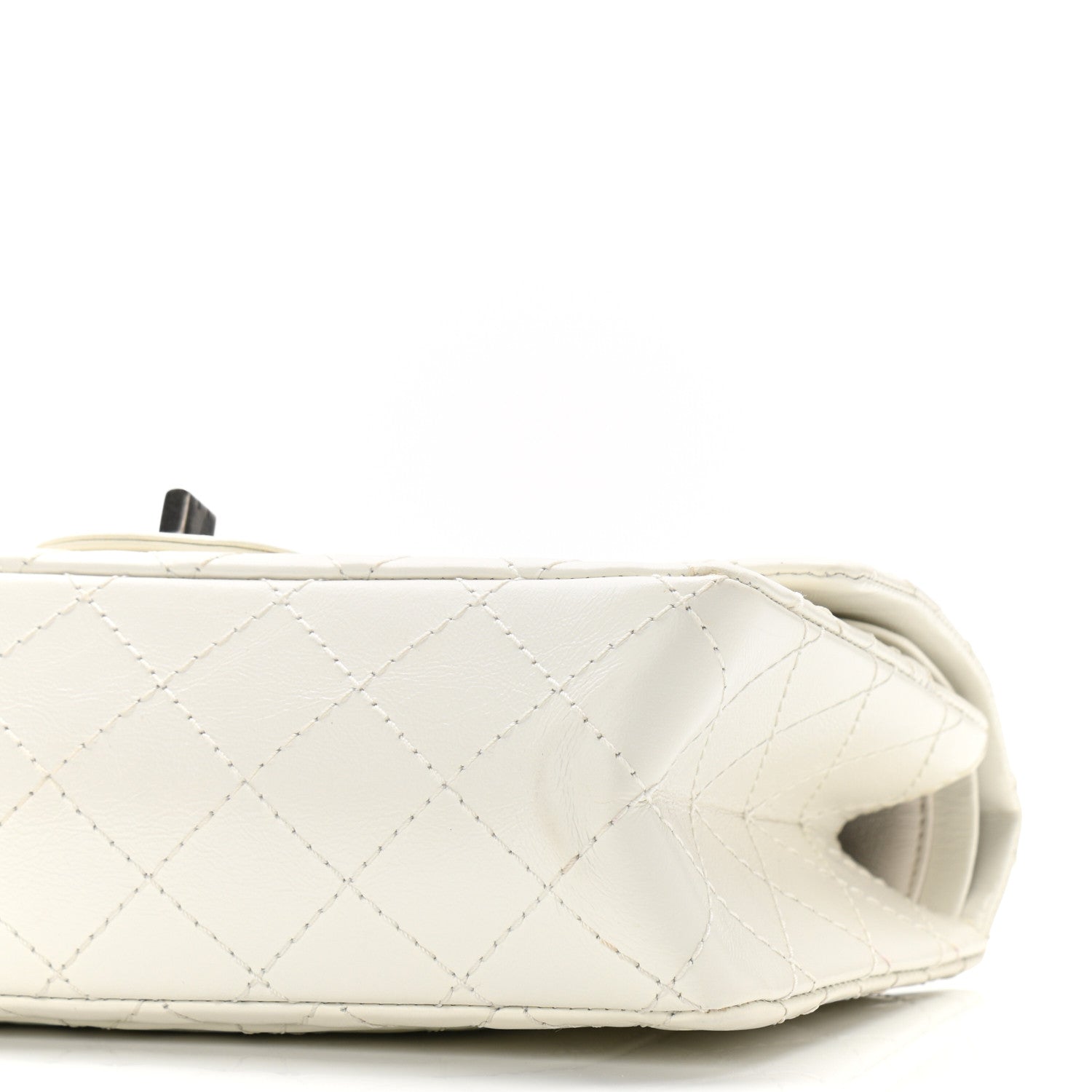 Chanel Aged Calfskin Quilted 2.55 Reissue 225 Flap White 10 of 13