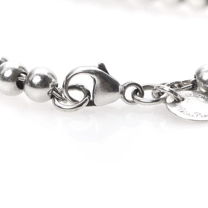 Tiffany Sterling Silver Turquoise Paloma Picasso Beaded Dot Charm Bracelet 4 of 7