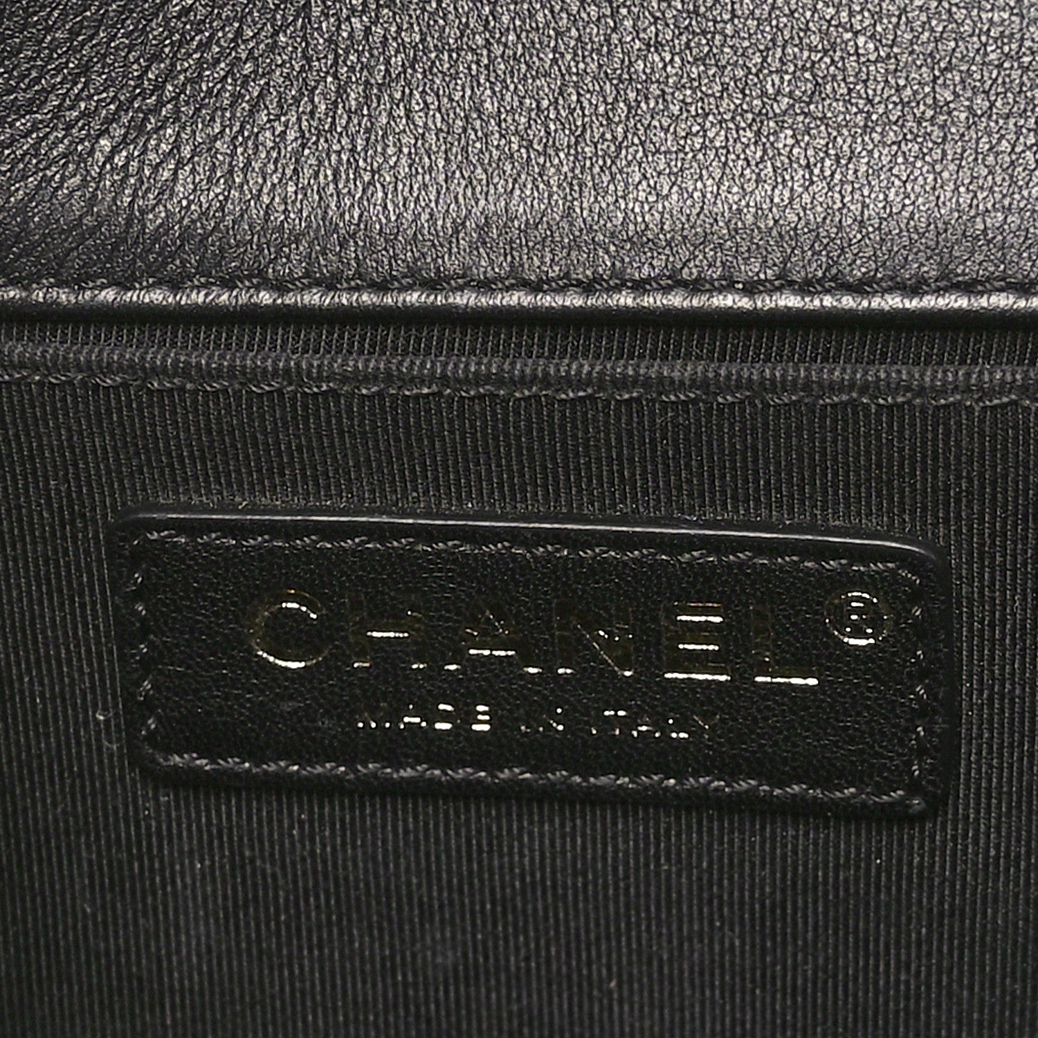 Chanel Lambskin Quilted Medium Boy Flap Black 6 of 11