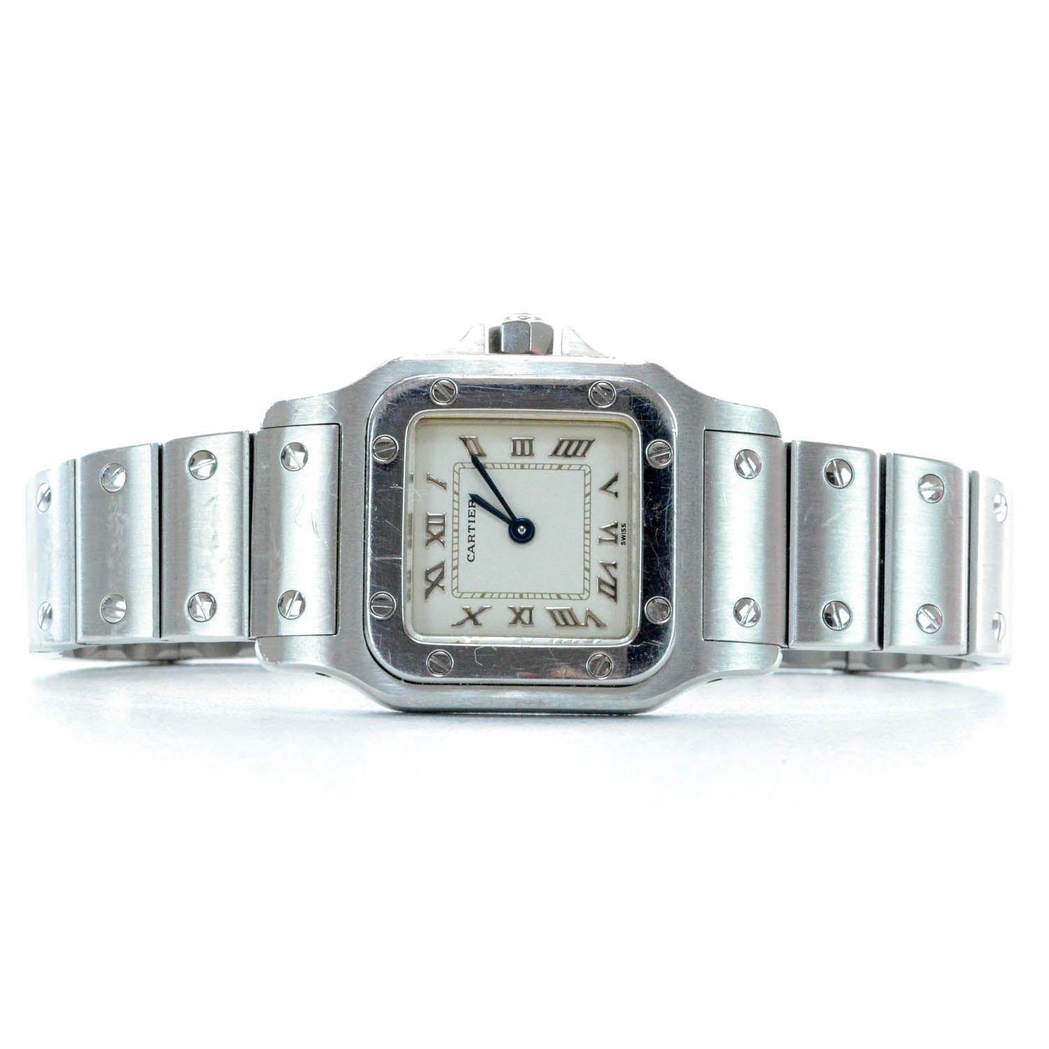 Cartier Stainless Steel 24mm Santos de Cartier Galbee Quartz Watch 1 of 4