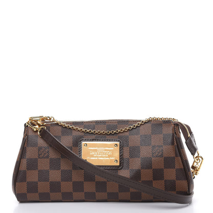 Louis Vuitton Damier Ebene Eva Clutch 1 of 9