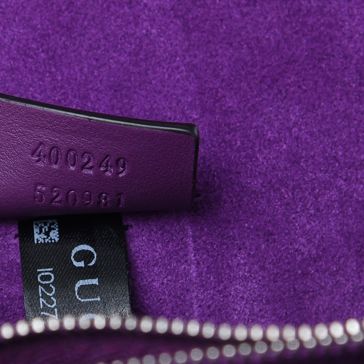 Gucci GG Supreme Monogram Embroidered Small Dionysus Shoulder Bag Purple 7 of 12