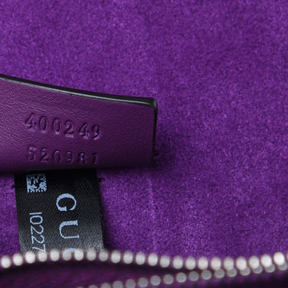 Gucci GG Supreme Monogram Embroidered Small Dionysus Shoulder Bag Purple 7 of 12