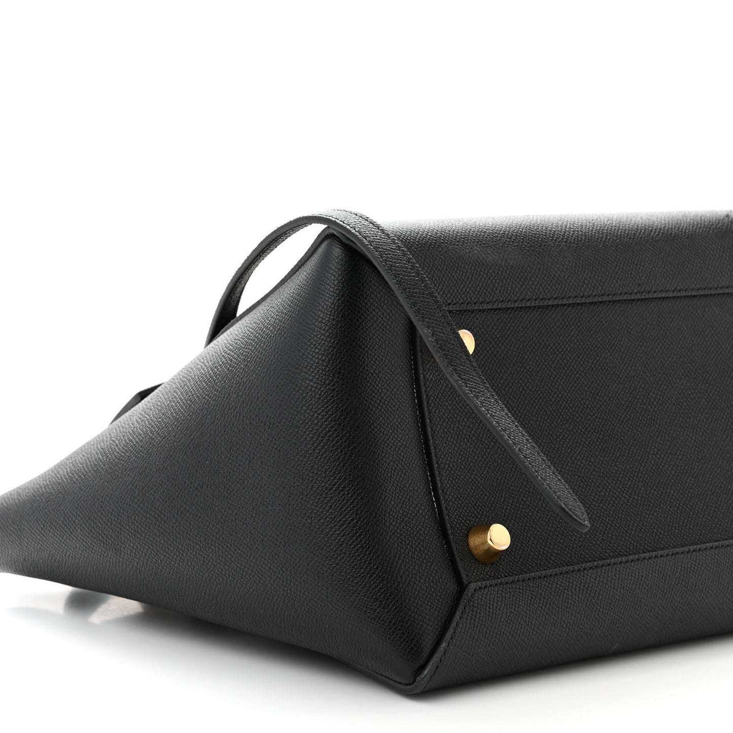 Grained Calfskin Mini Belt Bag Black