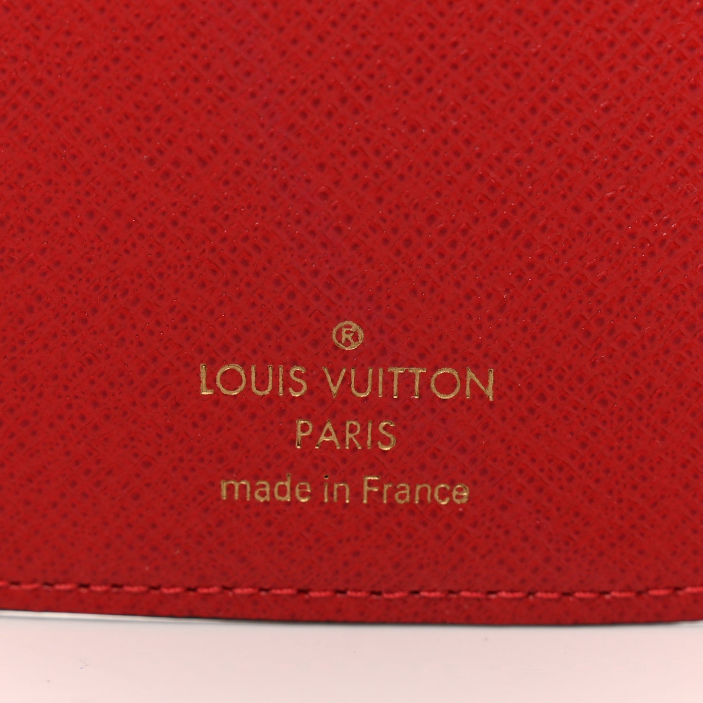 Damier Ebene Victorine Wallet Cherry