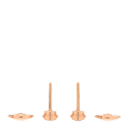 Cartier 18K Pink Gold Pink Sapphire D'Amour Earrings 3 of 5