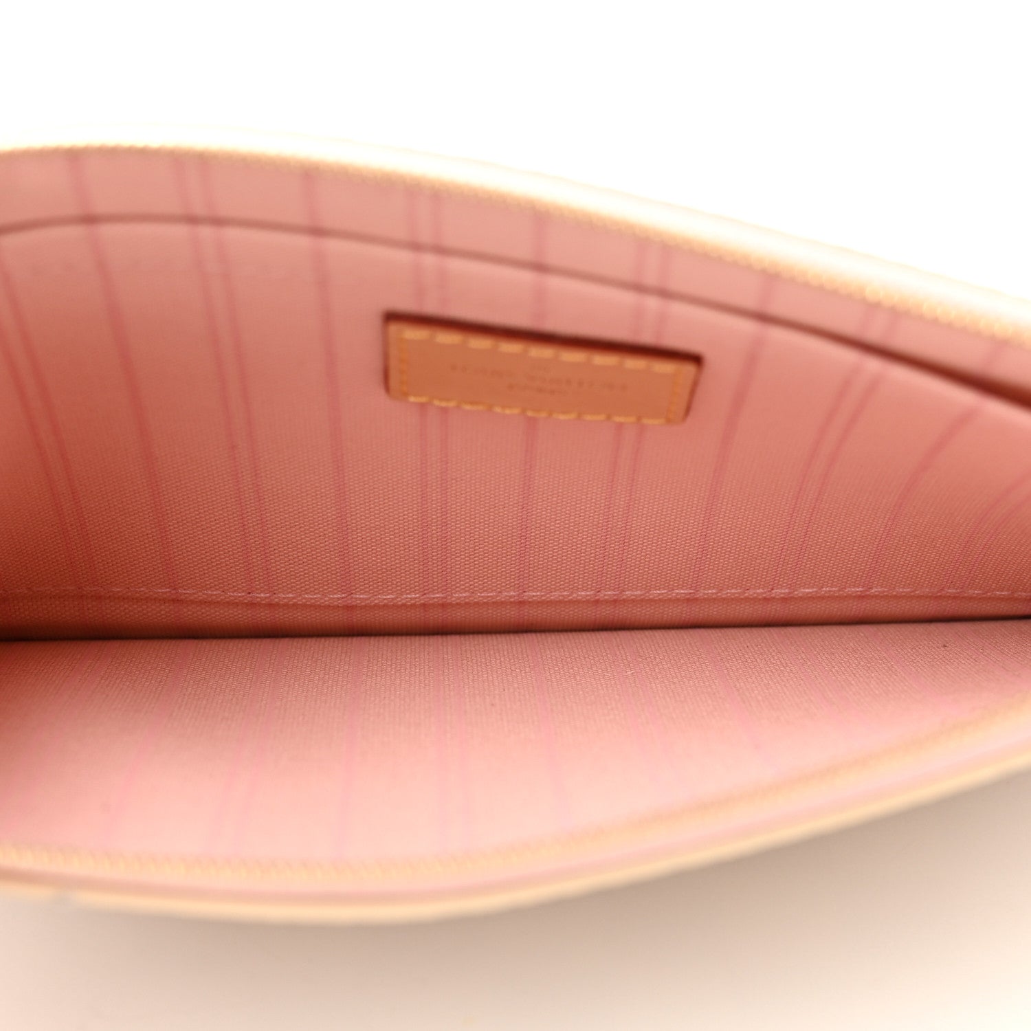 Louis Vuitton Damier Azur Neverfull MM GM Pochette Rose Ballerine 5 of 6