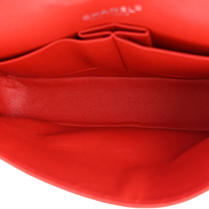 Chanel Lambskin Quilted Medium Double Flap Red 5 of 14