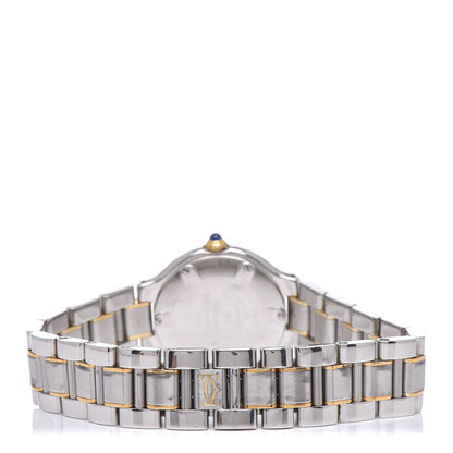 Cartier Stainless Steel 18K Yellow Gold 28mm Must De 21 Quartz Watch 7 of 17
