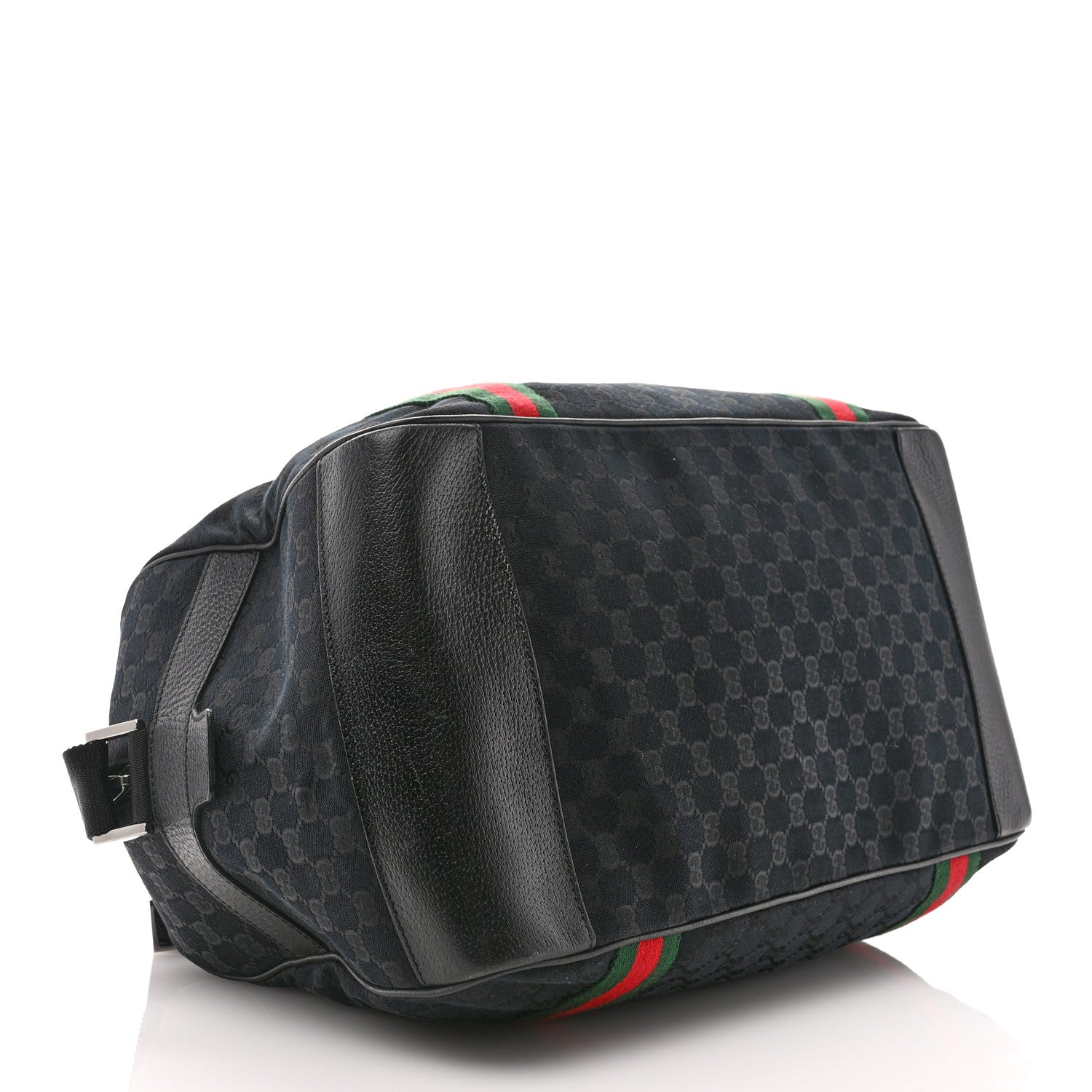 Gucci GG Monogram Web Duffle Bag  Black 3 of 11