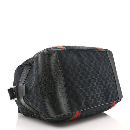 Gucci GG Monogram Web Duffle Bag  Black 3 of 11