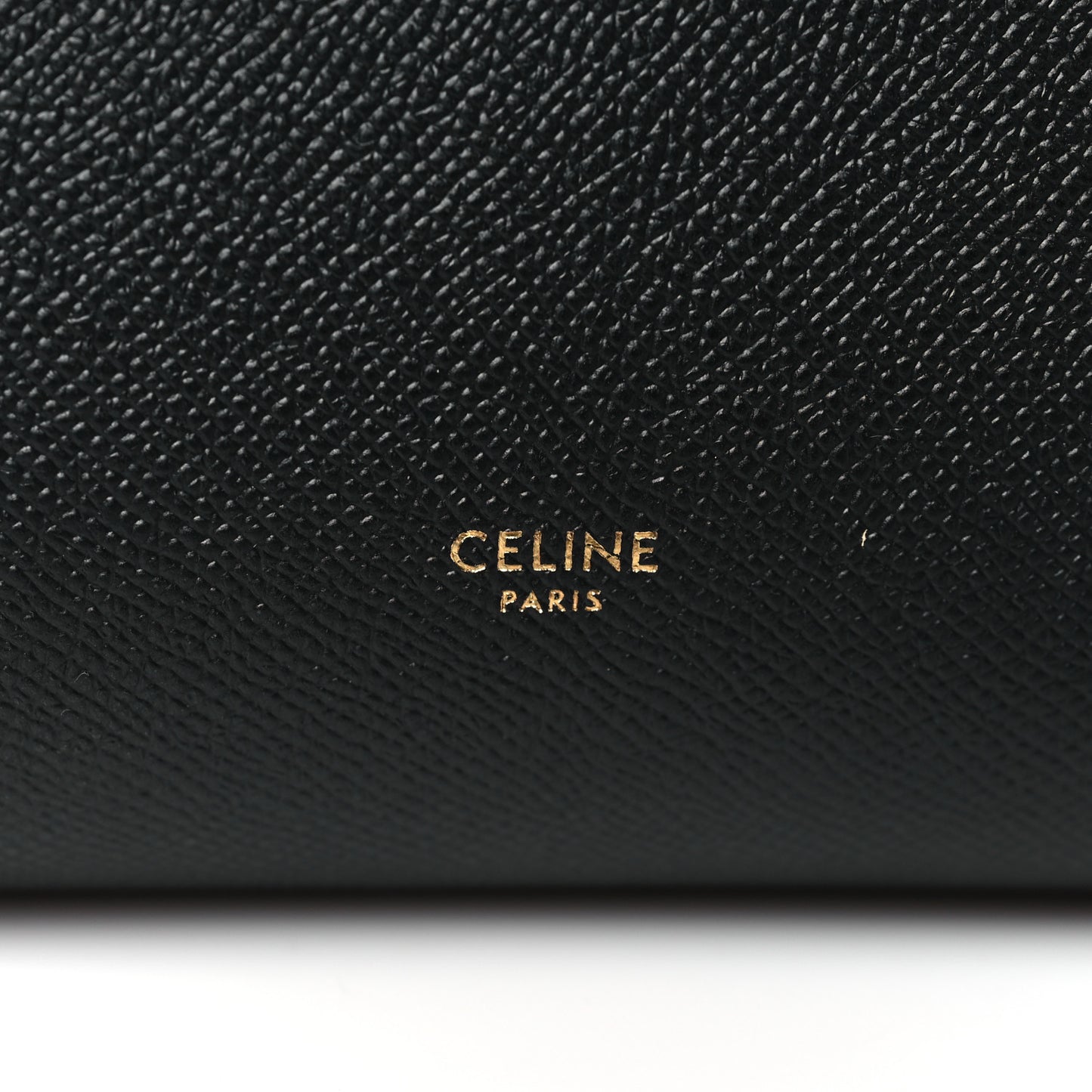 Grained Calfskin Micro Belt Bag Black