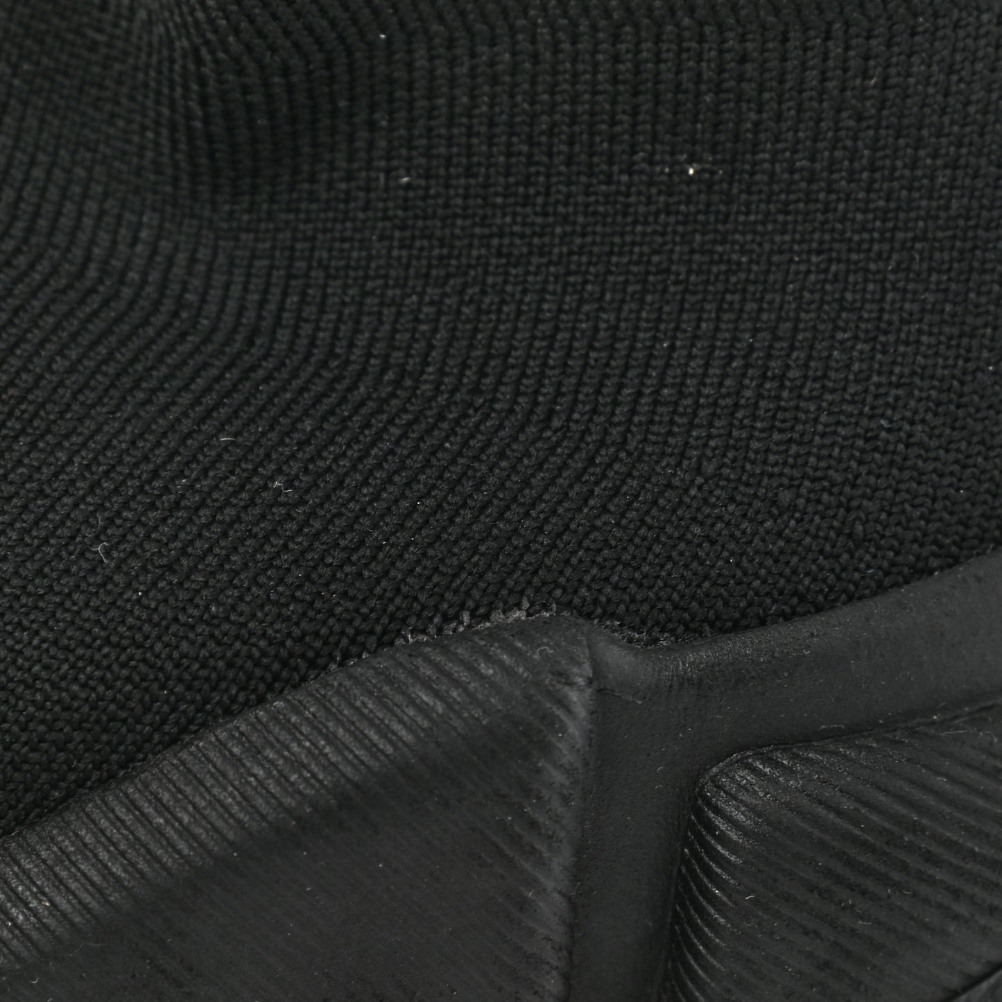 Neoprene Knit Logo Womens Speed Sneakers 36 Black