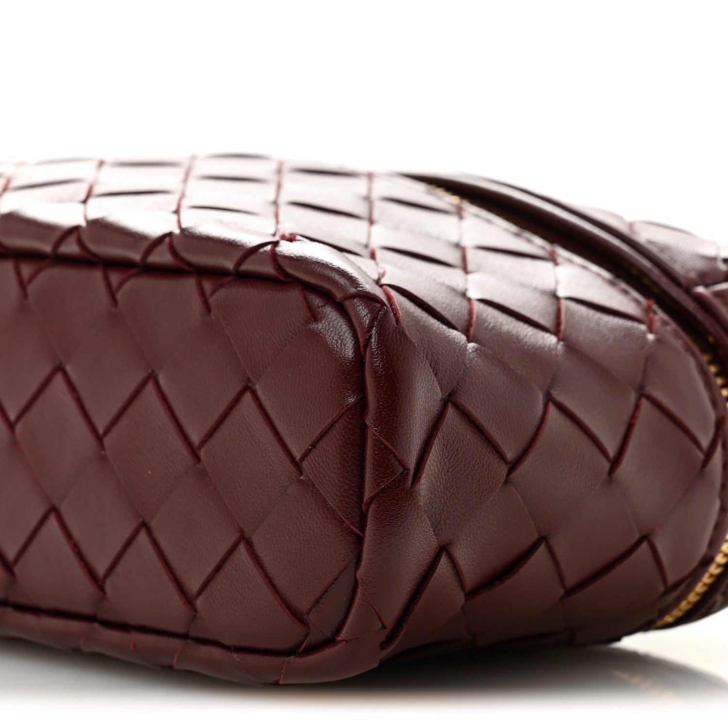 Bottega Veneta Nappa Intrecciato Bang Bang Vanity Case Barolo 10 of 10