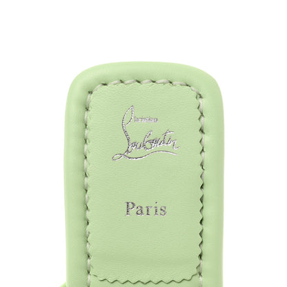Christian Louboutin Calfskin Miss Spika Club Sandals 38.5 Studio Green 7 of 7