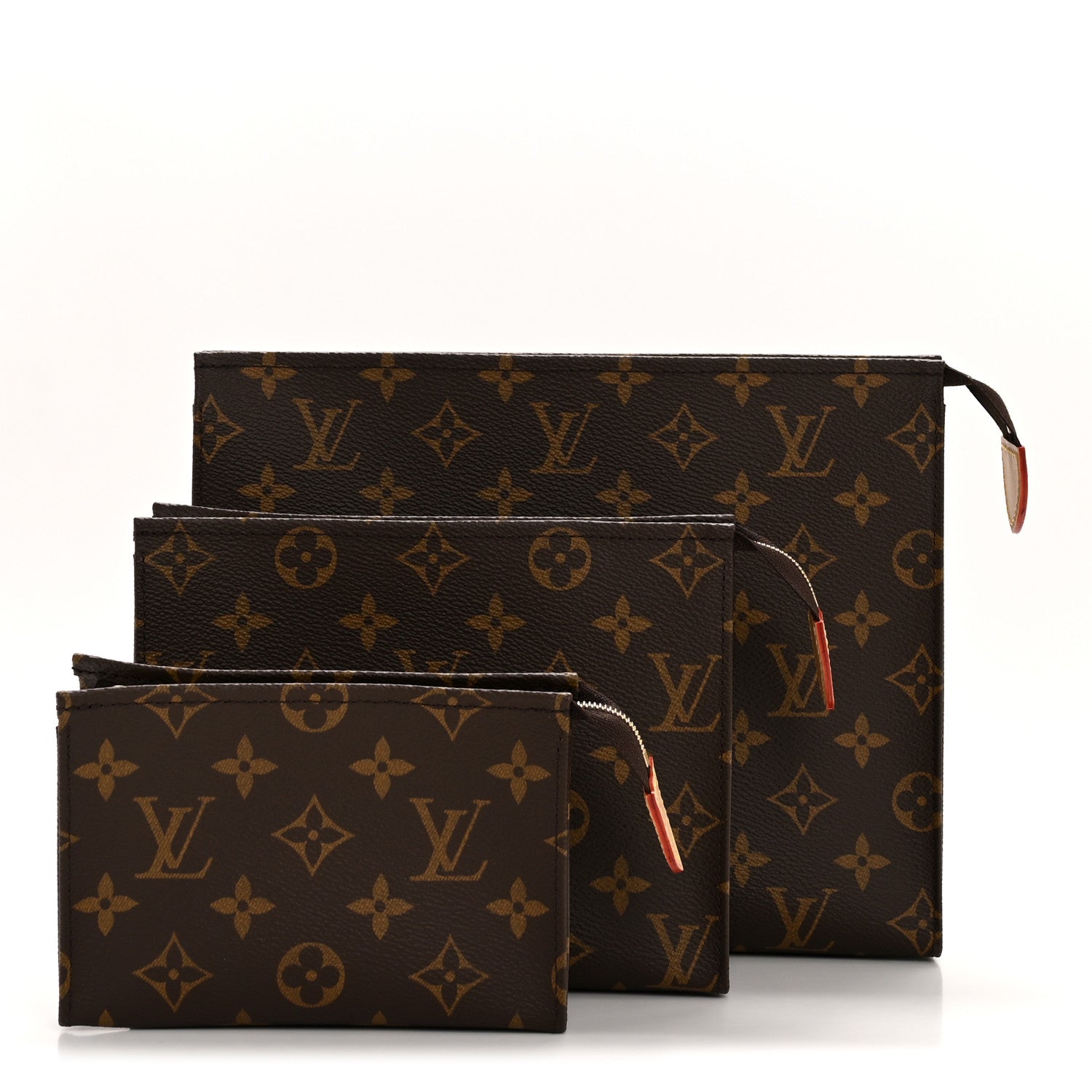 Louis Vuitton Monogram Trio Toilet Pouch Set 3 of 10