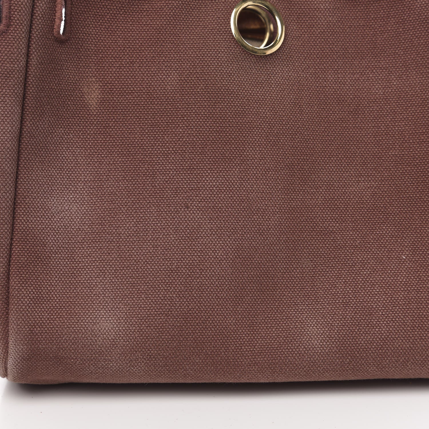 Hermes Toile Vache Calfskin Herbag 30 PM Natural 10 of 21