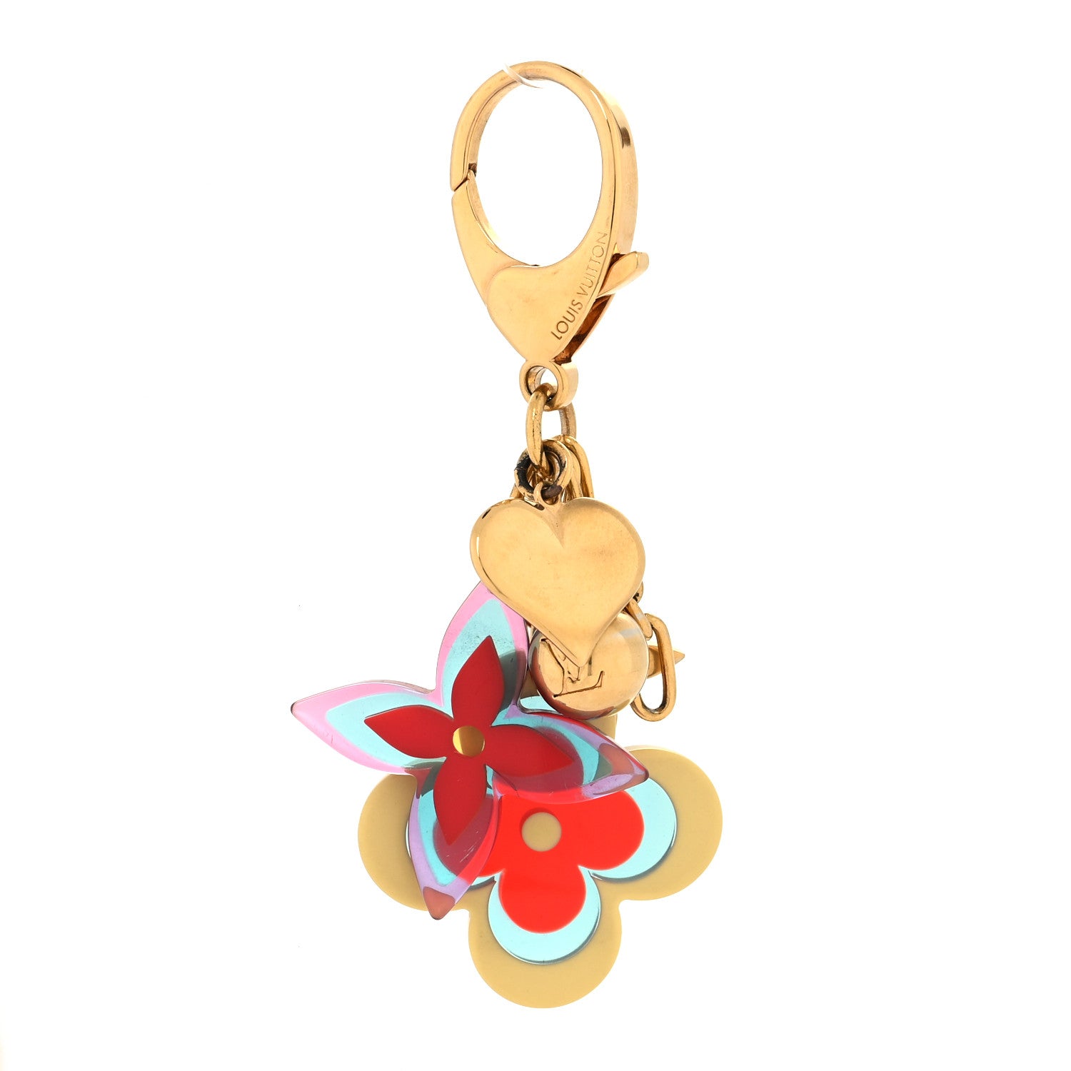Louis Vuitton Resin Candy Fleurs Bag Charm Multicolor 1 of 4
