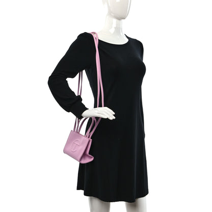 Telfar Vegan Leather Small Shopping Bag Bubblegum 2 of 8
