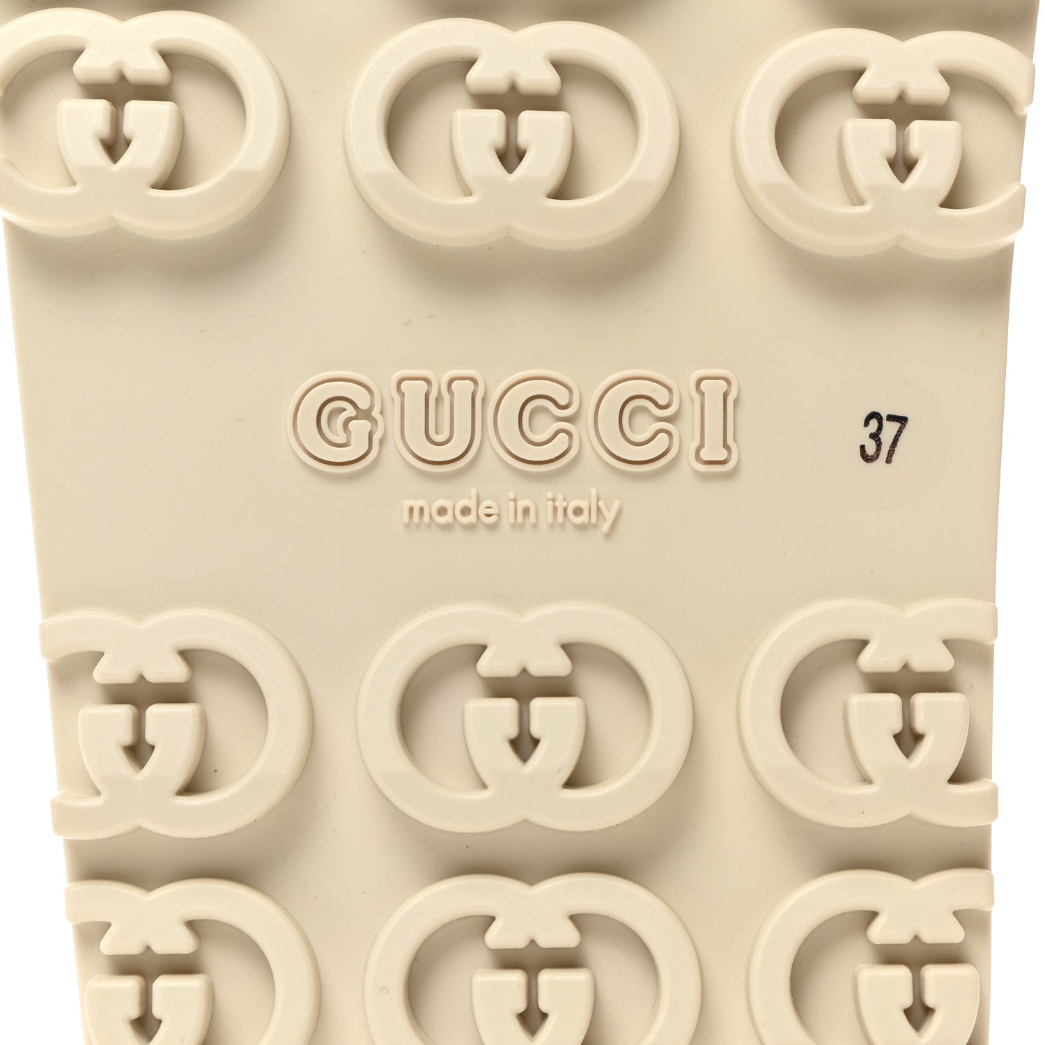 Gucci X PIKARAR Cubic Rubber Monogram Print Womens Interlocking G Platform 42mm Slide Sandals 37 Pink Multicolor 8 of 8