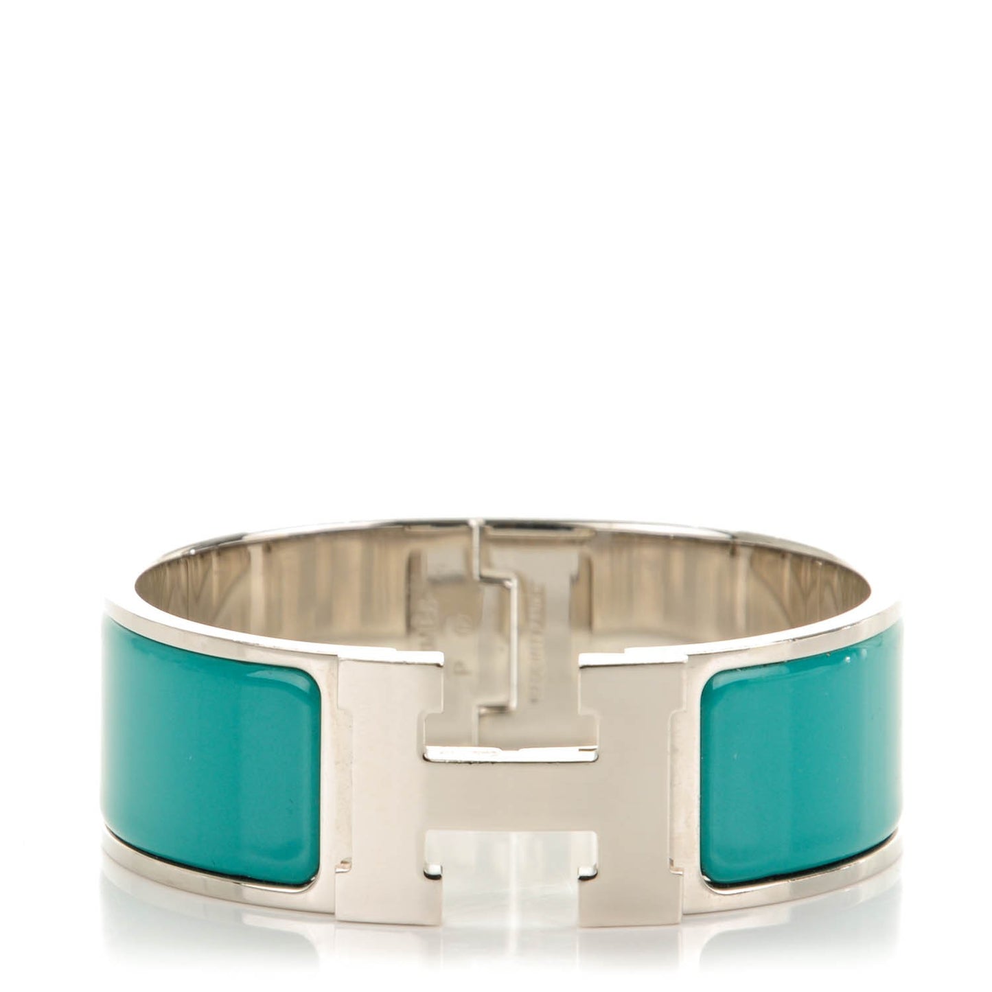 Enamel Wide Clic Clac H Bracelet PM Emerald