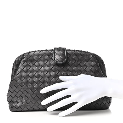 Bottega Veneta Nappa Intrecciato The Lauren 1980 Clutch Ebano 2 of 8