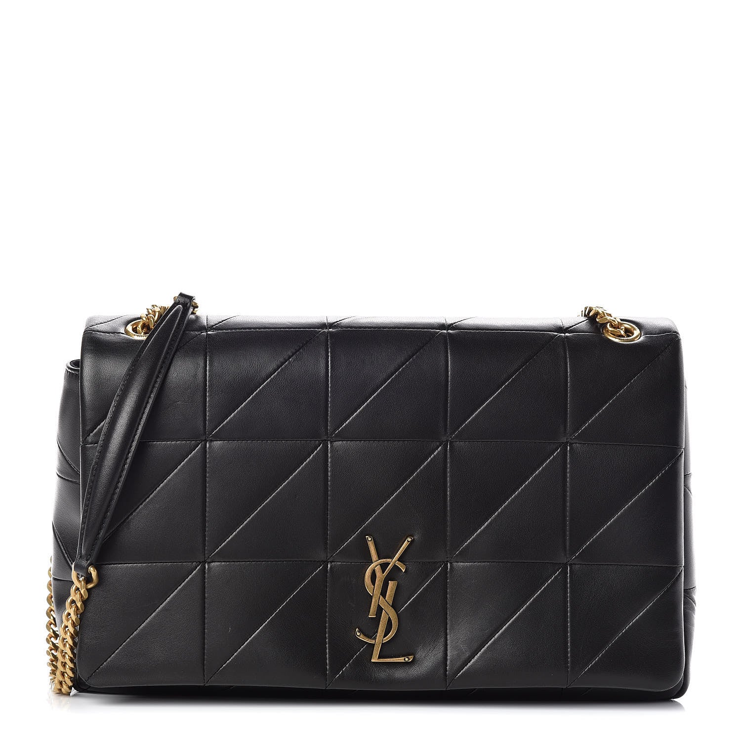 Saint Laurent Lambskin Patchwork Monogram Large Jamie Black 1 of 13