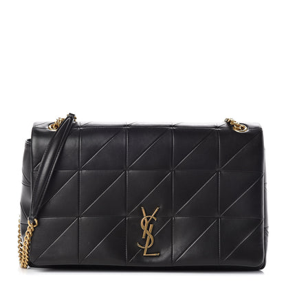 Saint Laurent Lambskin Patchwork Monogram Large Jamie Black 1 of 13