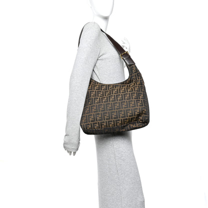 Fendi Zucca Shoulder Bag Tobacco 2 of 9