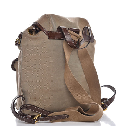 Prada Jacquard Logo Rucksack Backpack Corda Bruciato 3 of 8
