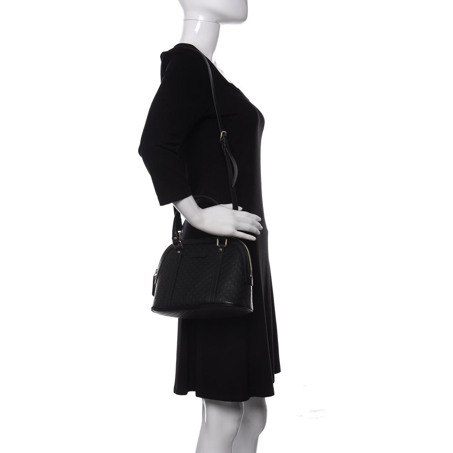 Microguccissima Mini Dome Bag Black