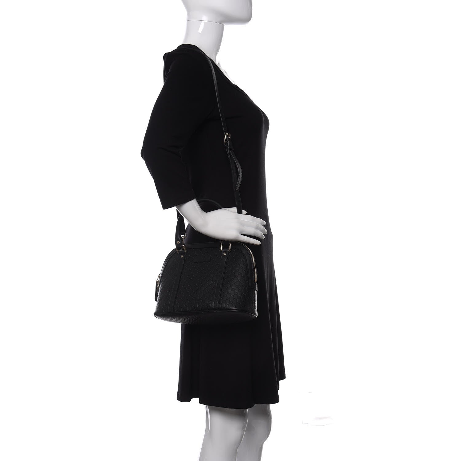 Gucci Microguccissima Mini Dome Bag Black 2 of 10