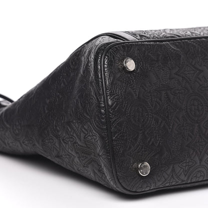 Louis Vuitton Monogram Lambskin Antheia Ixia MM Black 8 of 14