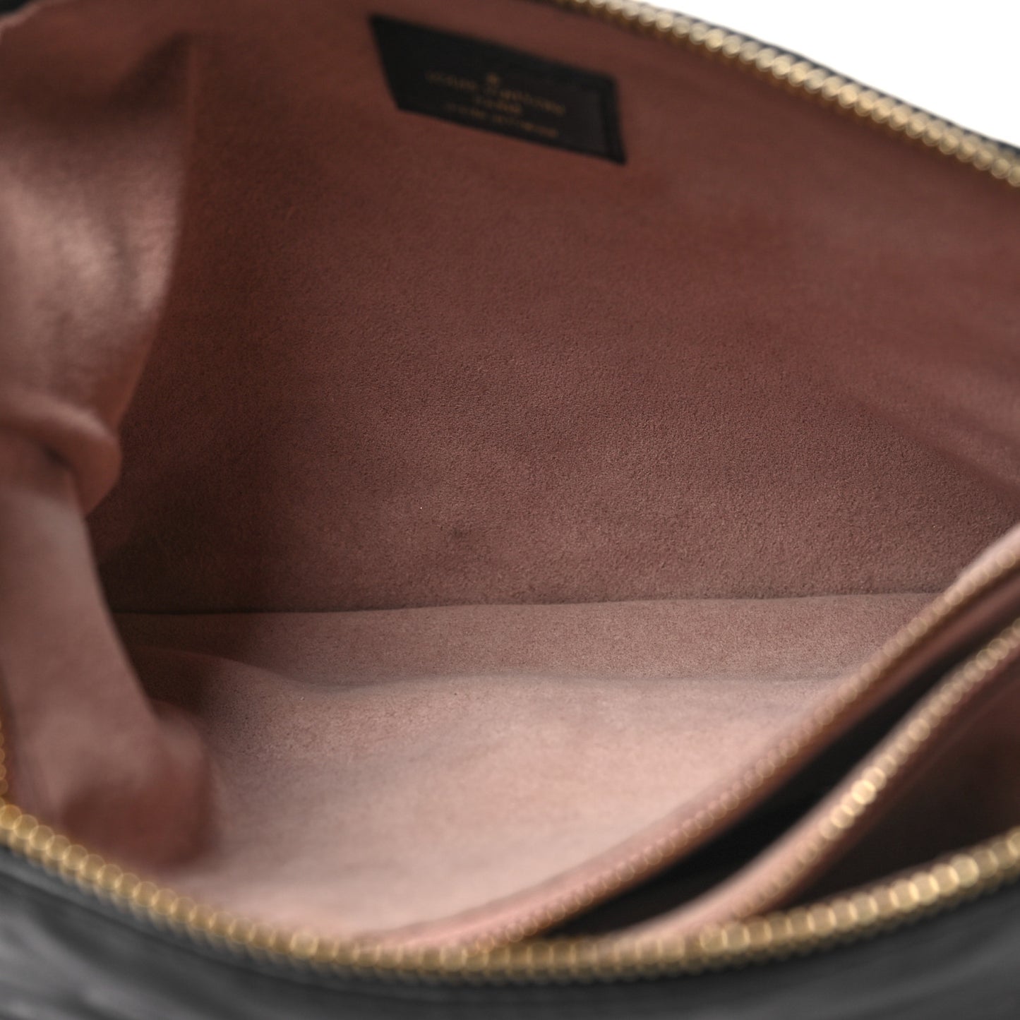 Lambskin Embossed Monogram Coussin PM Black