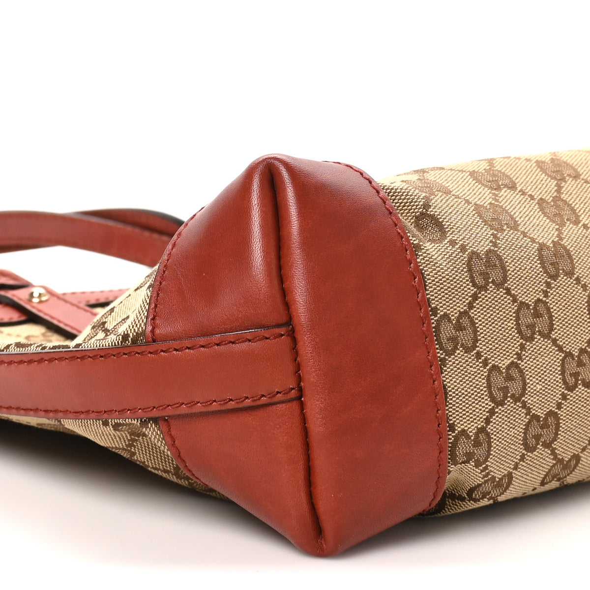 Monogram Small Craft Tote Red