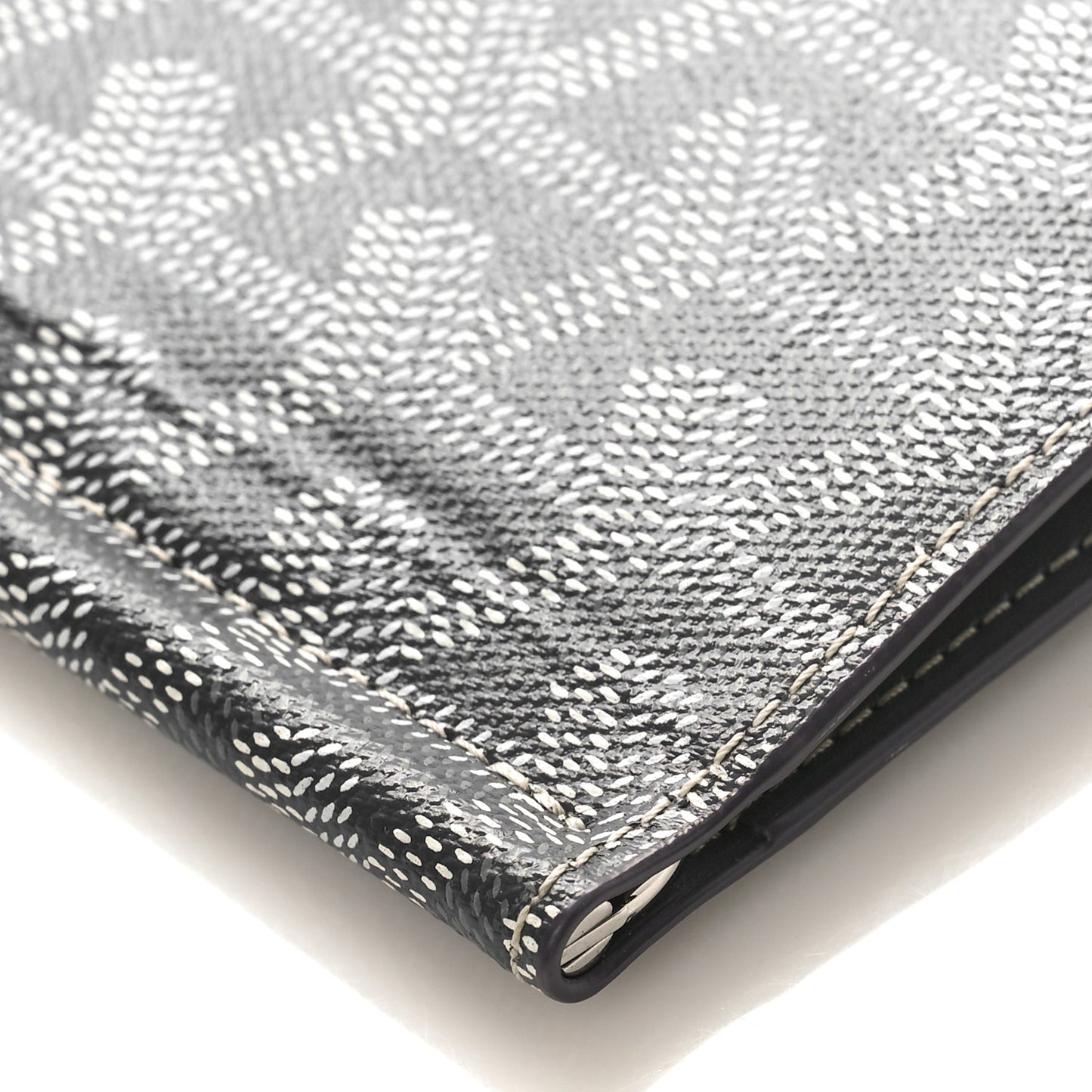 Goyardine Saint Thomas Bill Fold Wallet Grey