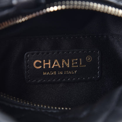 Chanel Lambskin Quilted Hobo Black 6 of 11