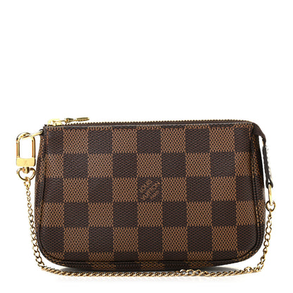 Louis Vuitton Damier Ebene Mini Pochette Accessories 1 of 7