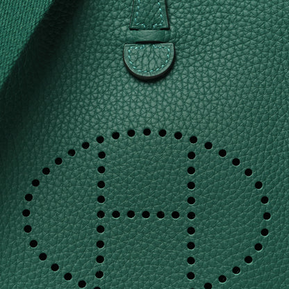 Hermes Taurillon Clemence Evelyne TPM Vert Vertigo 8 of 11
