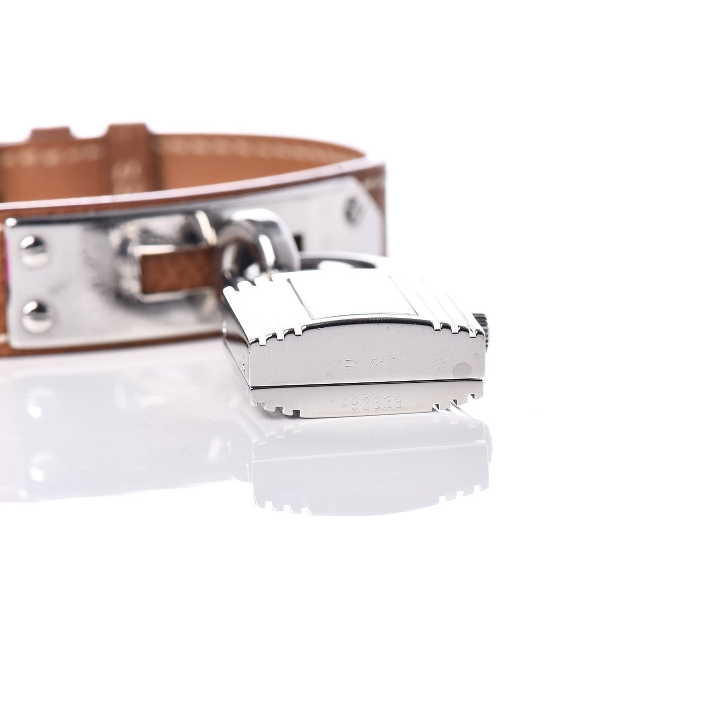 Stainless Steel Courchevel 20mm Kelly Cadena Quartz Watch Gold