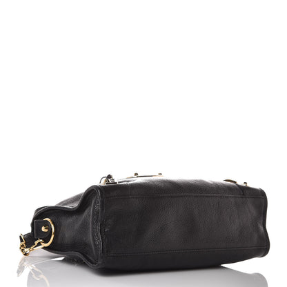 Balenciaga Chevre Gold Metallic Edge Hardware S City Black 4 of 12